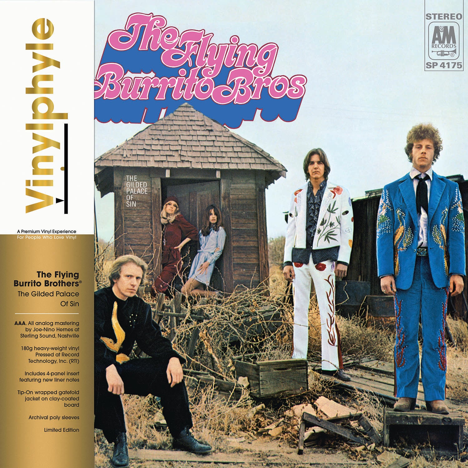 The Gilded Palace Of Sin (Vinyphyle) LP