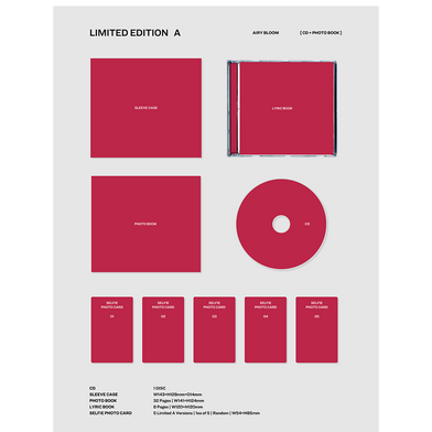 LE SSERAFIM- Unforgiven - Limited Edition A, CD + Photobook, 3 tracks, Photocard, Lyric Book
