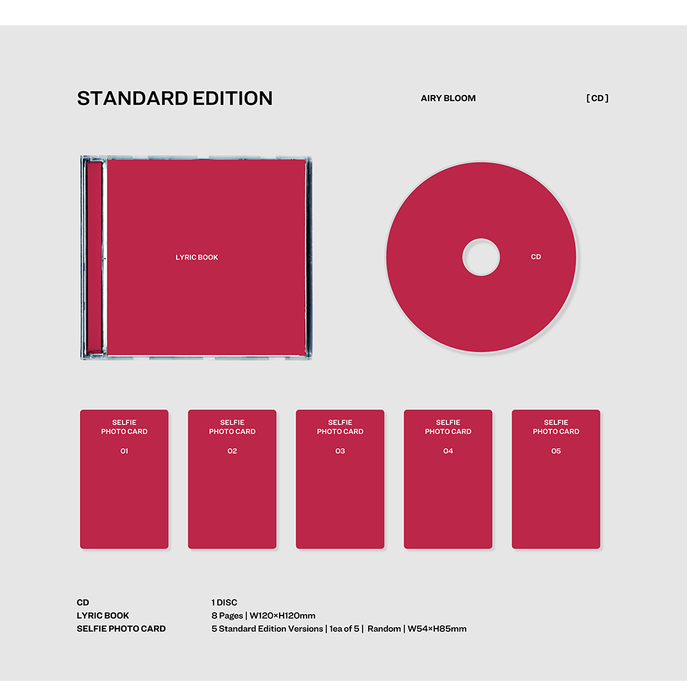 LE SSERAFIM - Unforgiven - Standard Edition, CD, First Pressing, 3 tracks, Photocard, Lyric Book