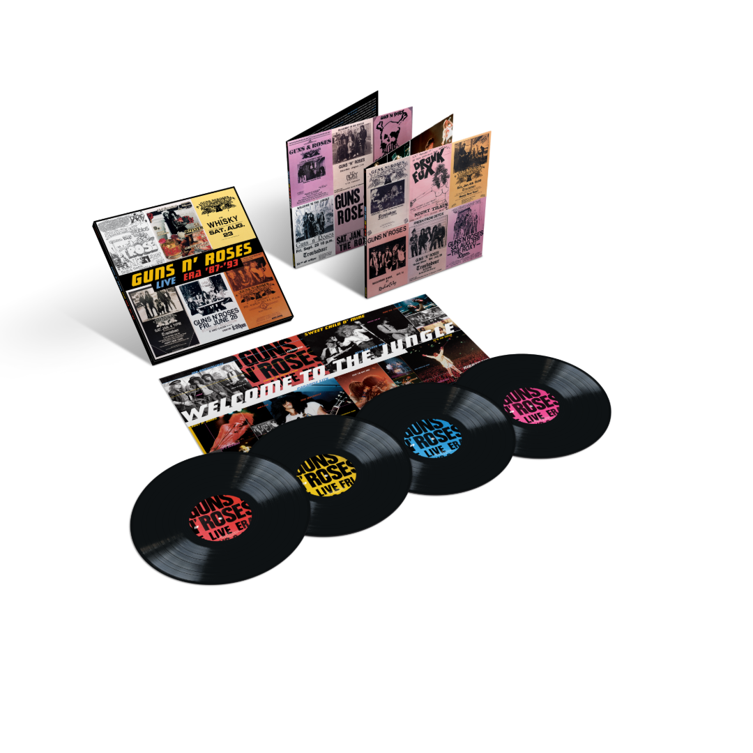 Gun's N Roses Live Era '87-'93 4LP Deluxe Edition set