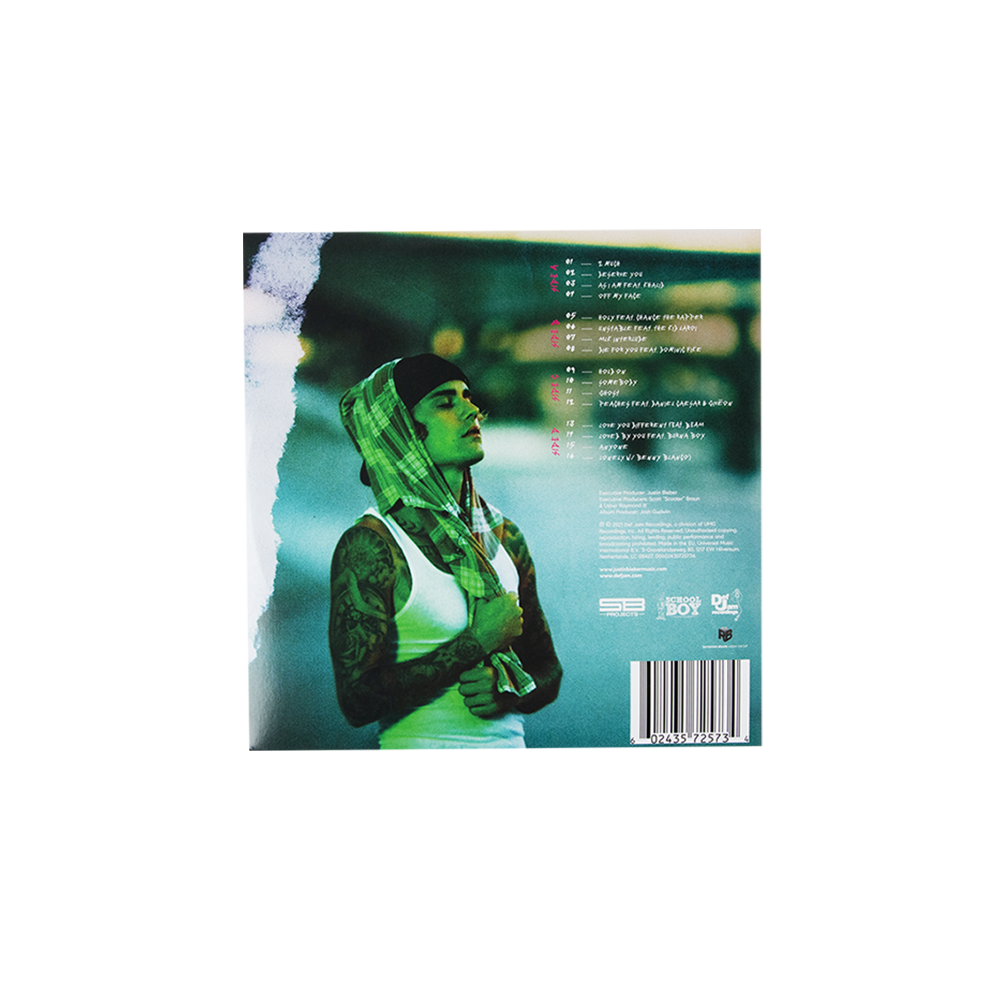 Justin Bieber - Justin Bieber - Justice 2LP - uDiscover Music Justin Bieber - Justin Bieber - Justice 2LP - uDiscover Music