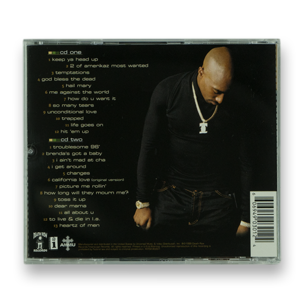 2PAC - Greatest Hits CD Back