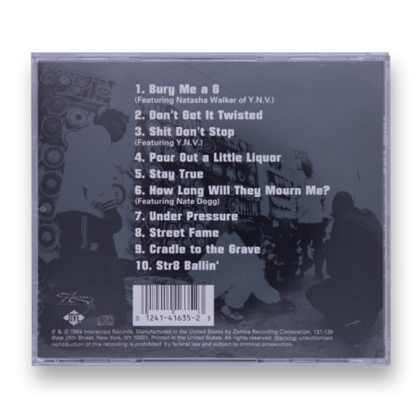 2PAC - Thug Life Vol 1 CD (Back) 