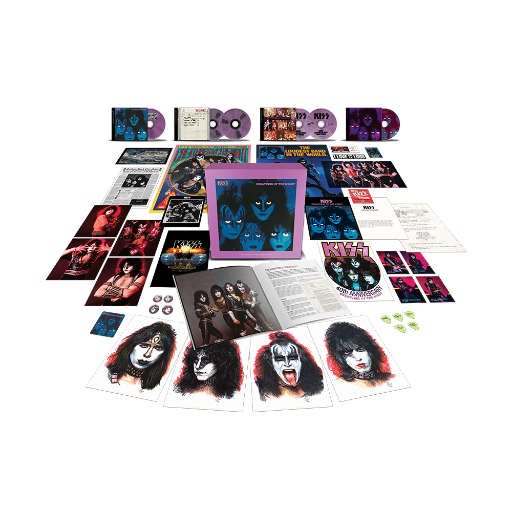KISS - Creatures Of The Night 40th Anniversary Super Deluxe Edition CD Box Set