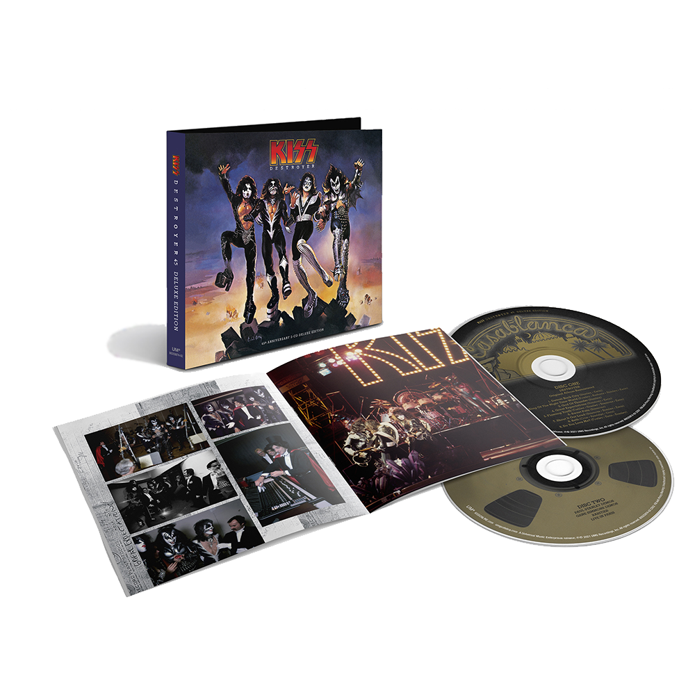 KISS - Destroyer 45th Anniversary Deluxe Edition 2CD – uDiscover Music