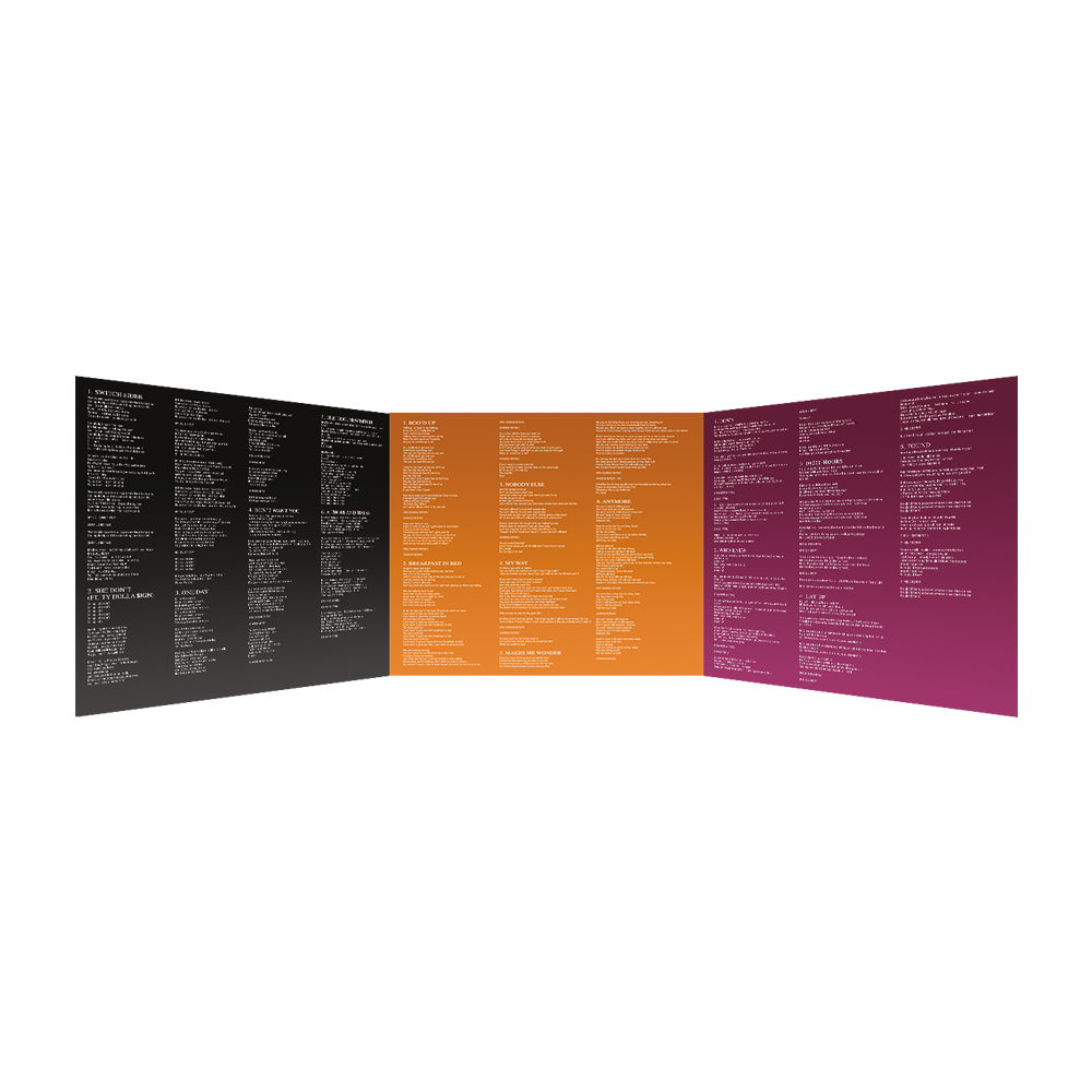 Time, CHANGE, READY Anniversary Vinyl Inside Sleeve