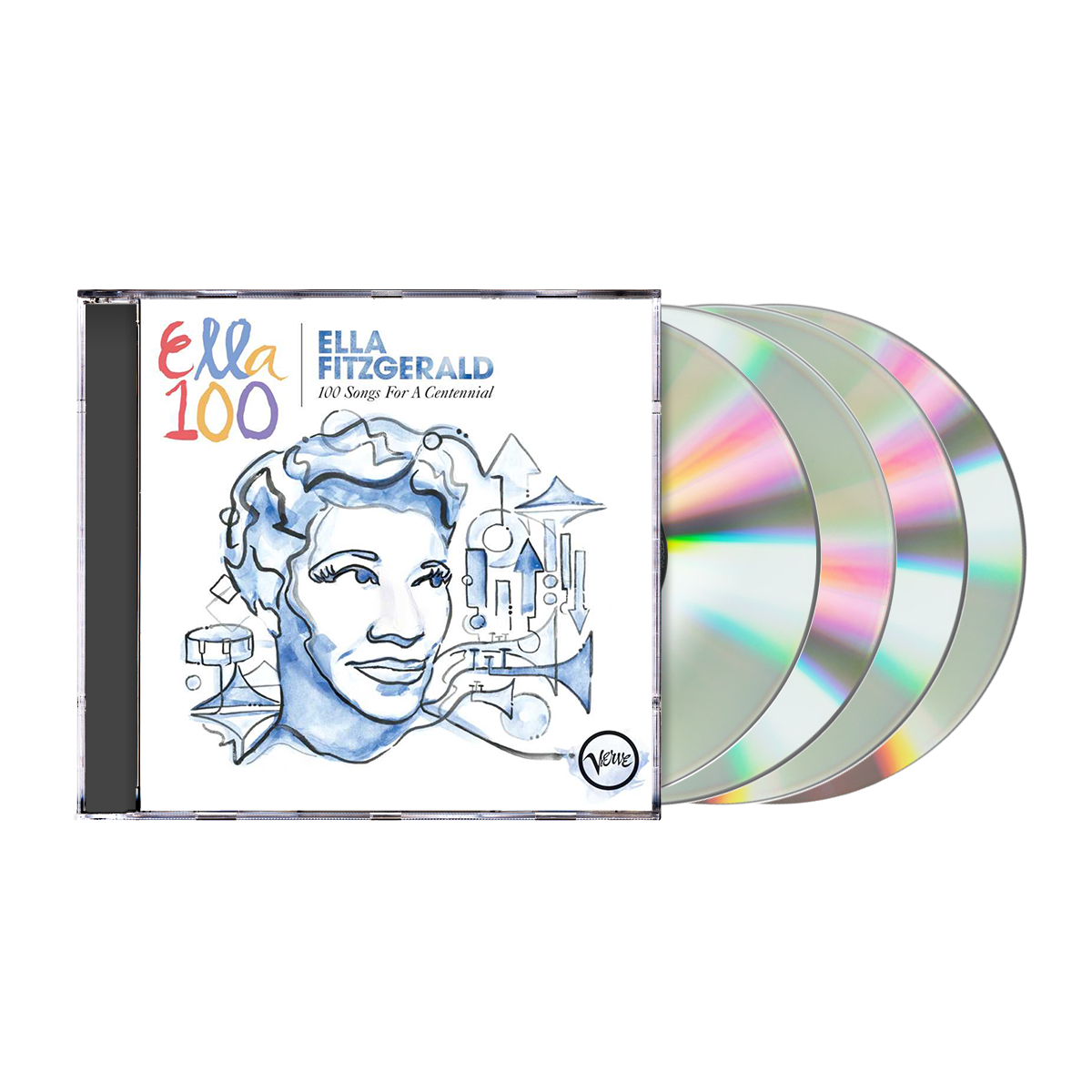 Ella Fitzgerald - 100 Songs For A Centennial 4CD