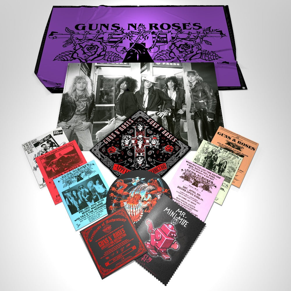 Appetite For Destruction Locked N' Loaded Box Set - Flyers, Bandana, Flag, Poster