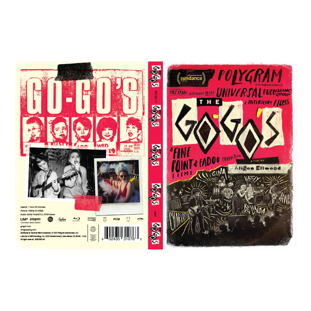 The Go-Go's Documentary DVD/Blu-Ray Combo