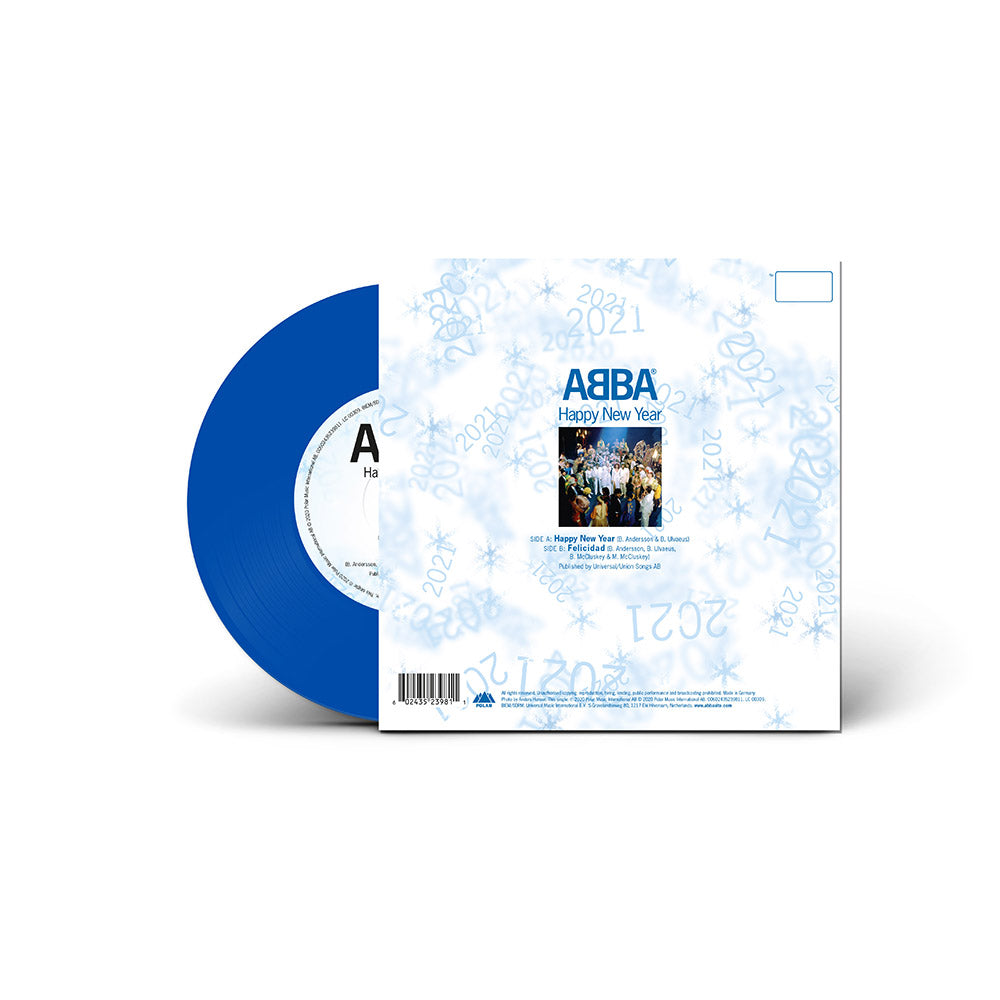 ABBA - Happy New Year 7" Single Expanded Packshot