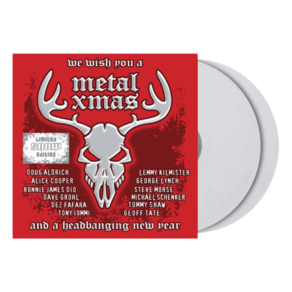 We Wish You A Metal Xmas And A Headbanging New Year Snow White 2LP