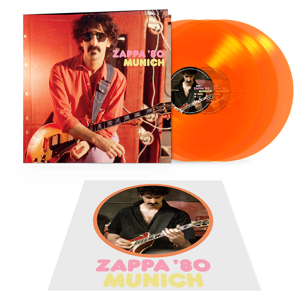Frank Zappa - Zappa ’80: Munich Transparent Orange Vinyl (Limited Edition) 3LP
