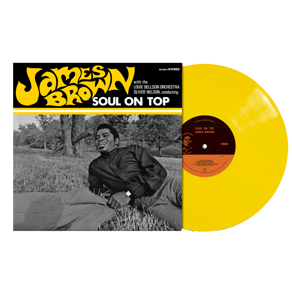 James Brown - Soul On Top LP (Verve By Request Series) Exclusive Yellow LP