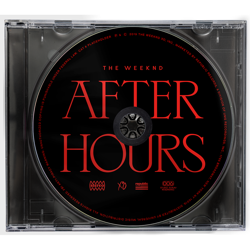 The Weeknd - After Hours CD Jewelcase