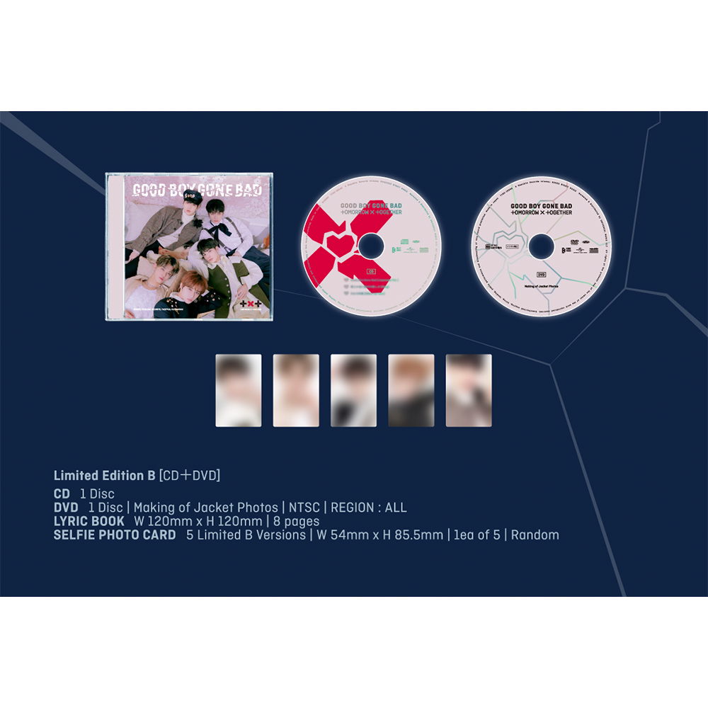 TOMORROW X TOGETHER - GOOD BOY GONE BAD Limited Edition B CD + DVD