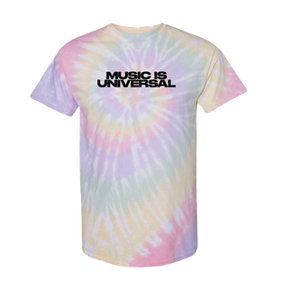 Music Is Universal Short Sleeve T-shirt (Tie-Dye)