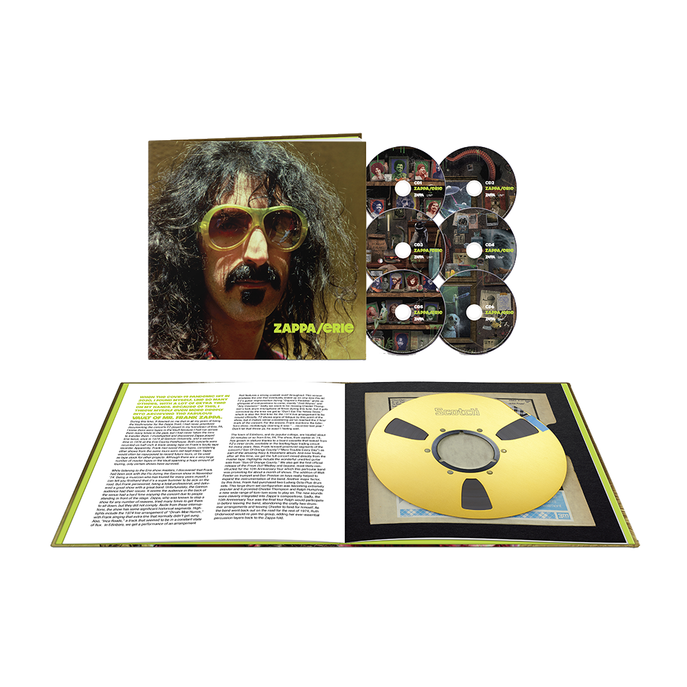 Frank Zappa - Zappa/Erie 6CD Box Set – uDiscover Music