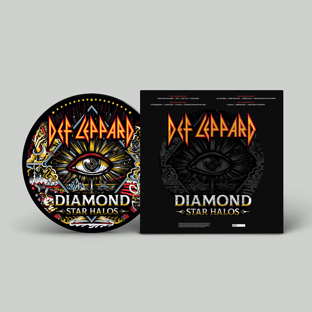 Def Leppard - Diamond Star Halos Limited Edition Picture Disc 2LP - Back cover