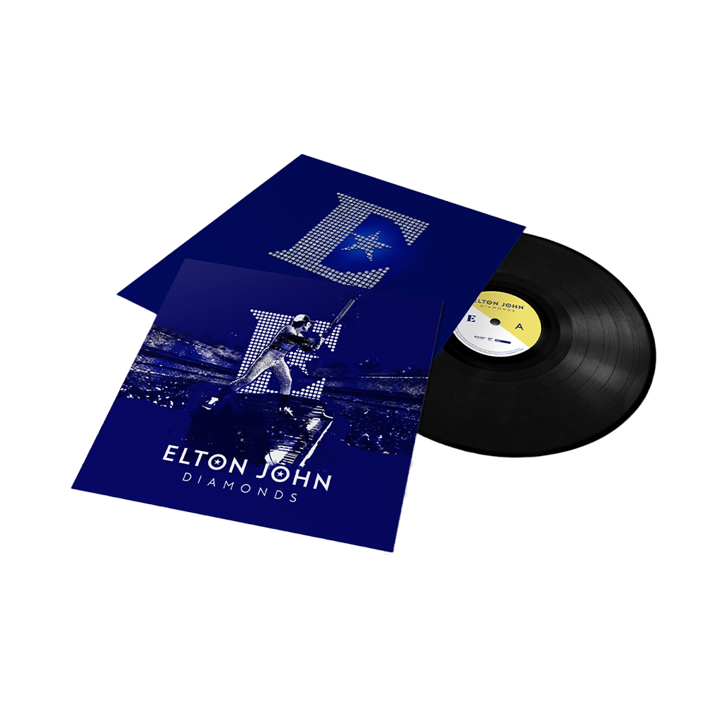 Elton John - Diamonds 2LP with Lithograph