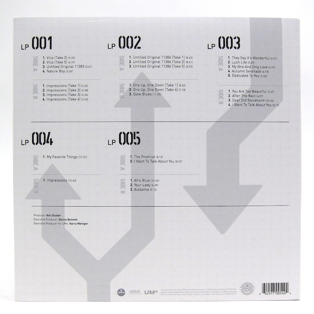 ジョン・コルトレーン レコード 5枚セット John Coltrane - John Coltrane - 1963: New Directions 5LP Box