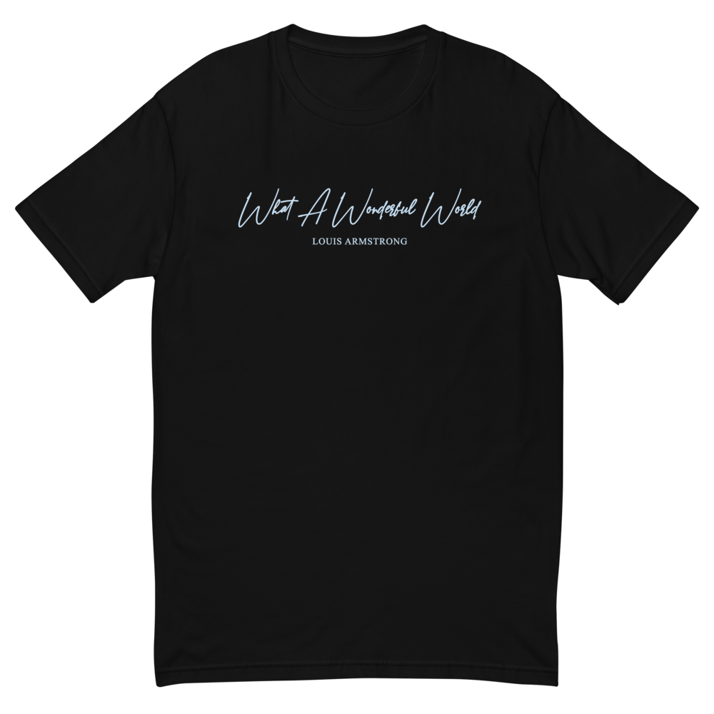 .com: Louis Armstrong What A Wonderful World T-Shirt Tshirt Tee Male  DeepHeather : Clothing, Shoes & Jewelry