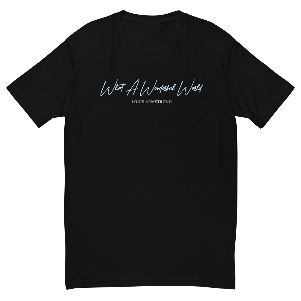 What A Wonderful World T-Shirt (Black)