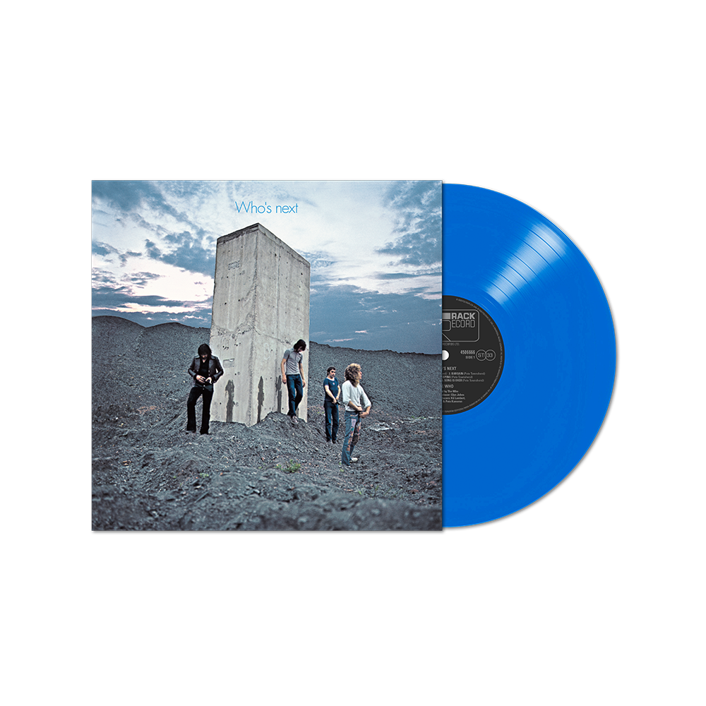 The Who - Who's Next - Remastered Original Album - Premium Tip-On Jacket & Transparent Blue Limited Edition LP