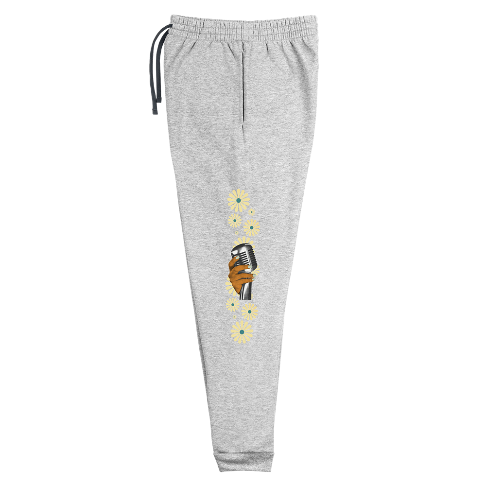 I Am Woman Joggers (Gray) - Left Side