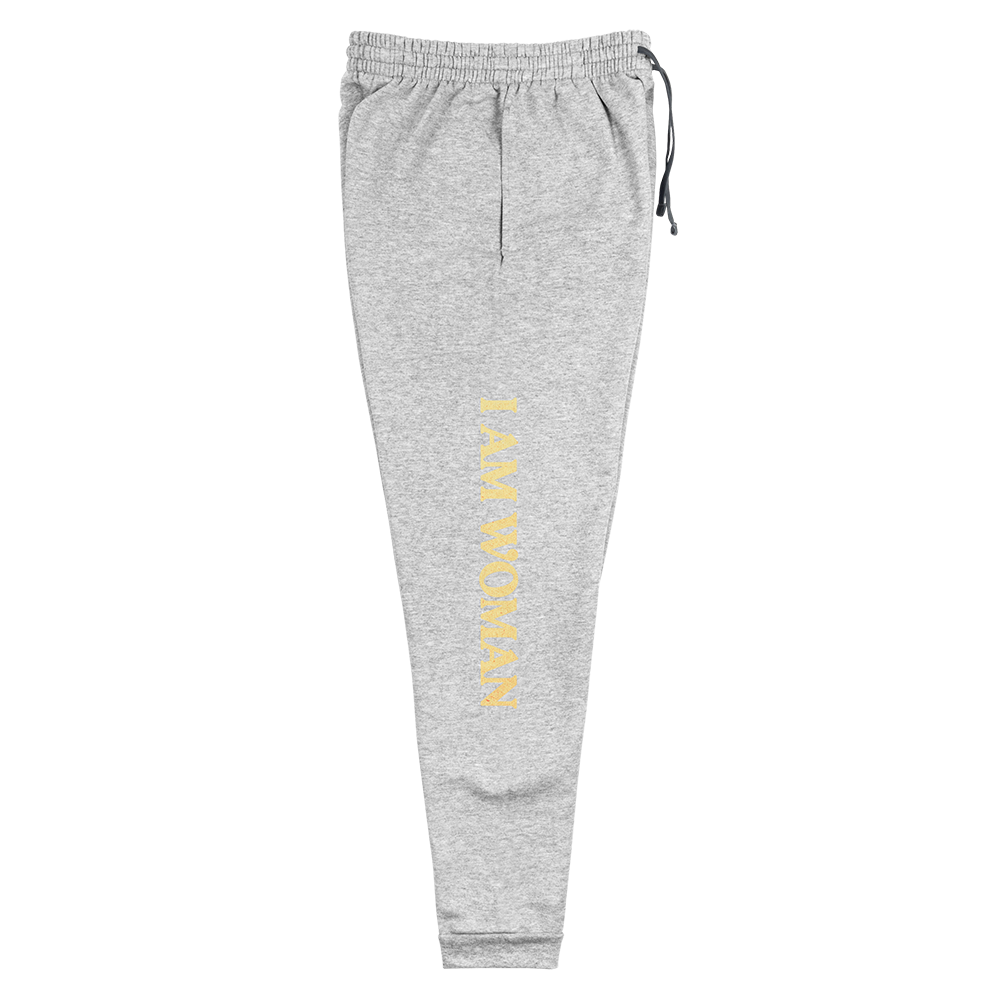 I Am Woman Joggers (Gray) - Right Side