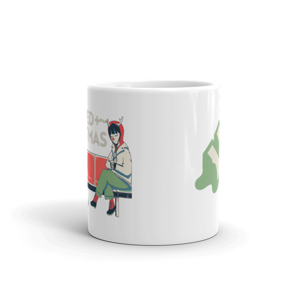 Slowed Christmas Mug Side